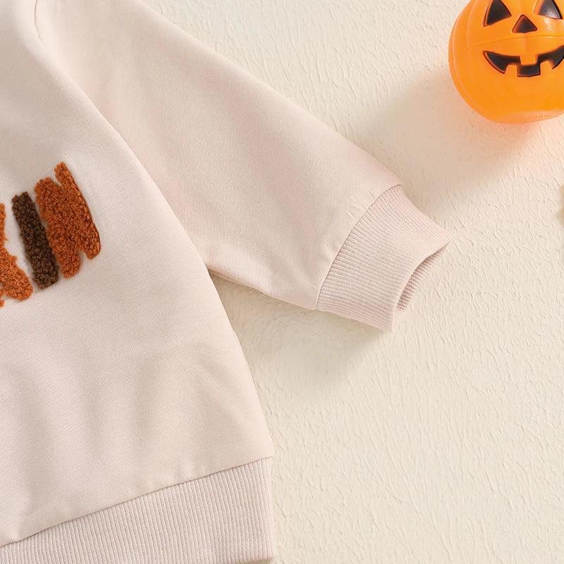 hello pumpkin kids outfit - basil boutique