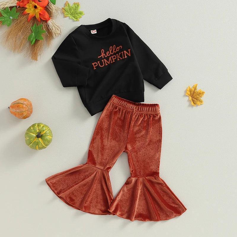 hello pumpkin outfit - basil boutique