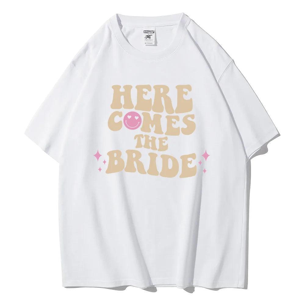 here comes the bride t-shirt - basil boutique