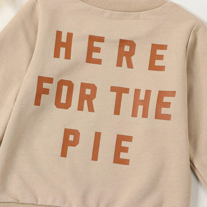 here for the pie kids crew sweatshirt - basil boutique