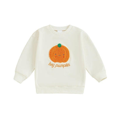 hey boo ghost kids crew sweatshirt - basil boutique