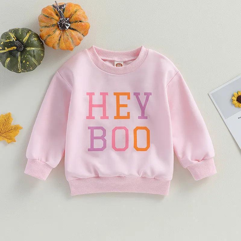 halloween kids crew sweatshirt - basil boutique