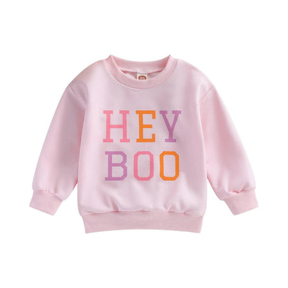 hey boo kids crew sweatshirt - basil boutique