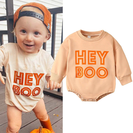 hey boo onesie - basil boutique