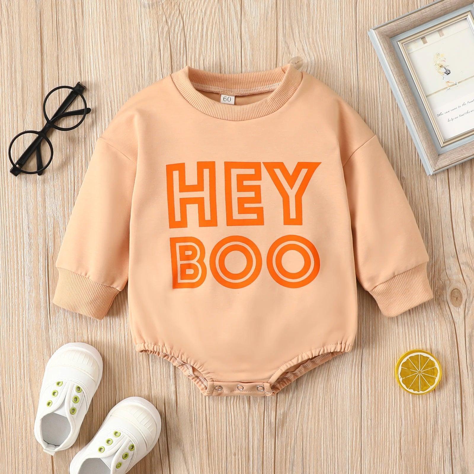 hey boo onesie - basil boutique