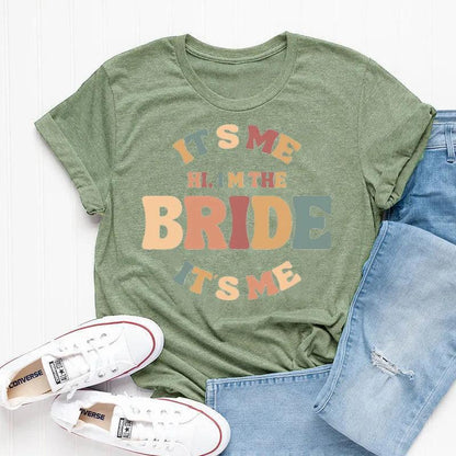 it's me, hi, i'm the bride t-shirt - basil boutique