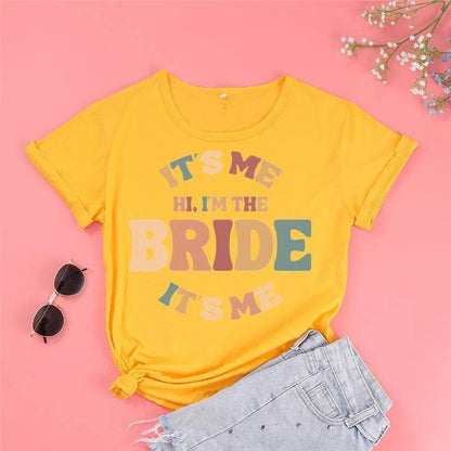 it's me, hi, i'm the bride t-shirt - basil boutique