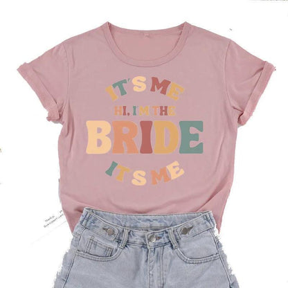 it's me, hi, i'm the bride t-shirt - basil boutique