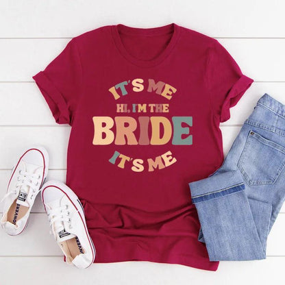 it's me, hi, i'm the bride t-shirt - basil boutique