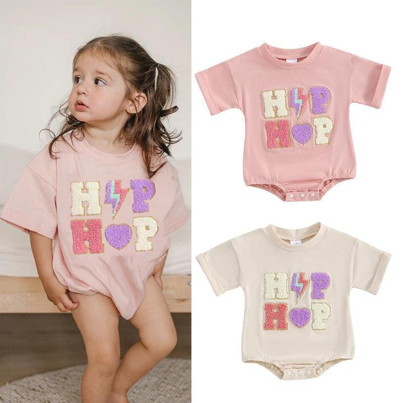 hip hop retro onesie - basil boutique