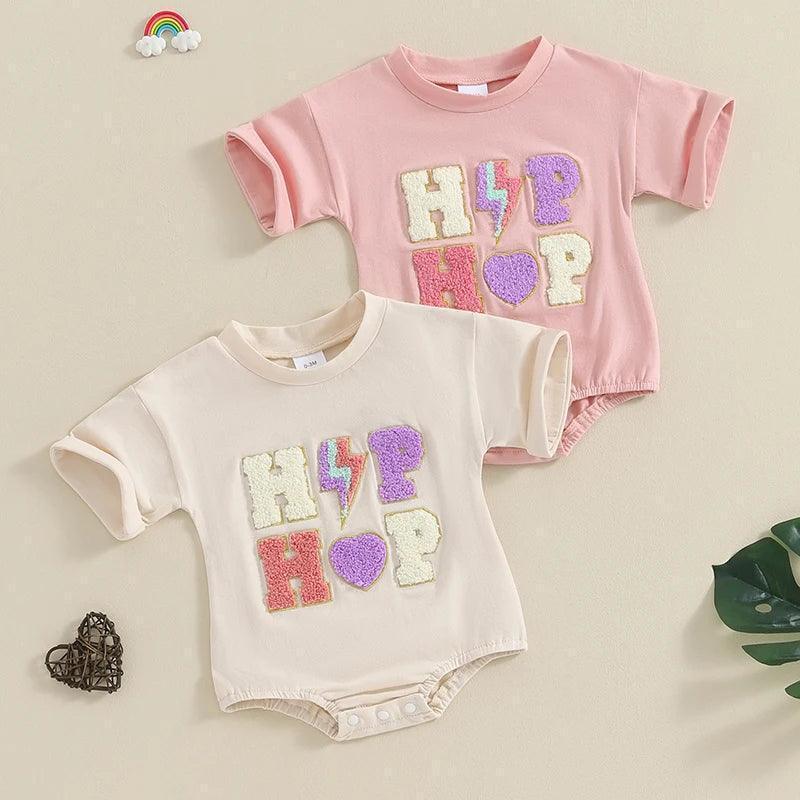 hip hop retro onesie - basil boutique