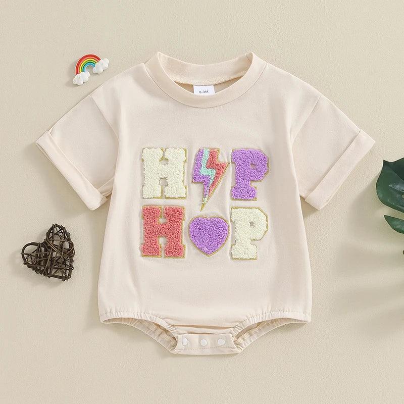 hip hop retro onesie - basil boutique