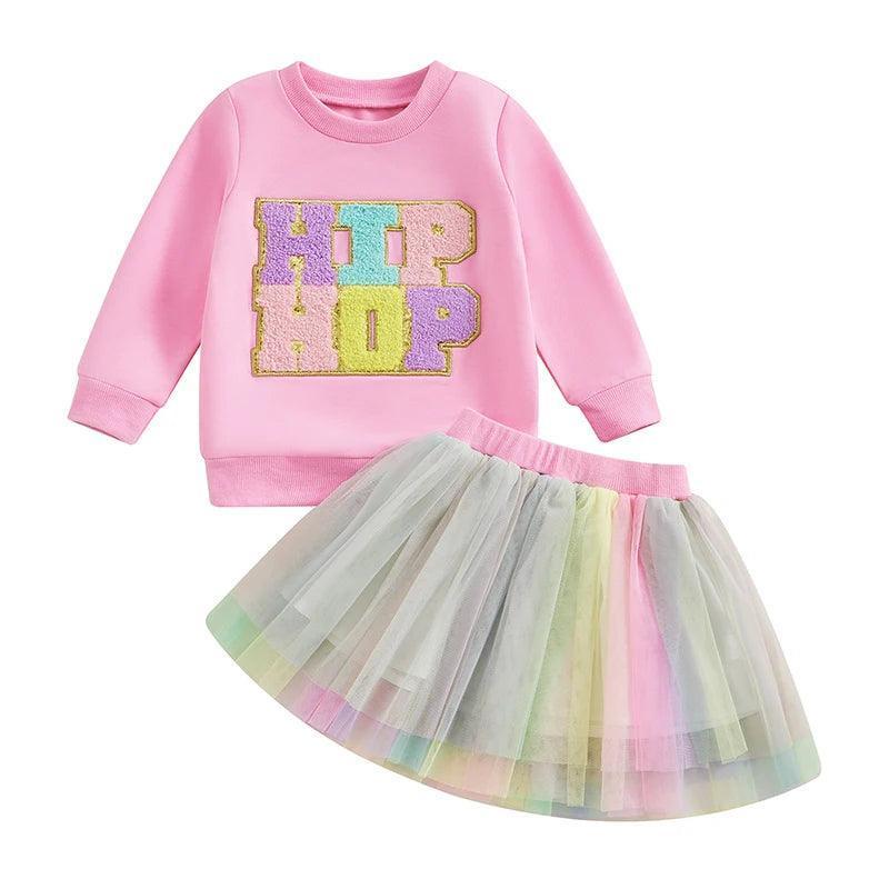 hip hop tulle girls outfit - basil boutique