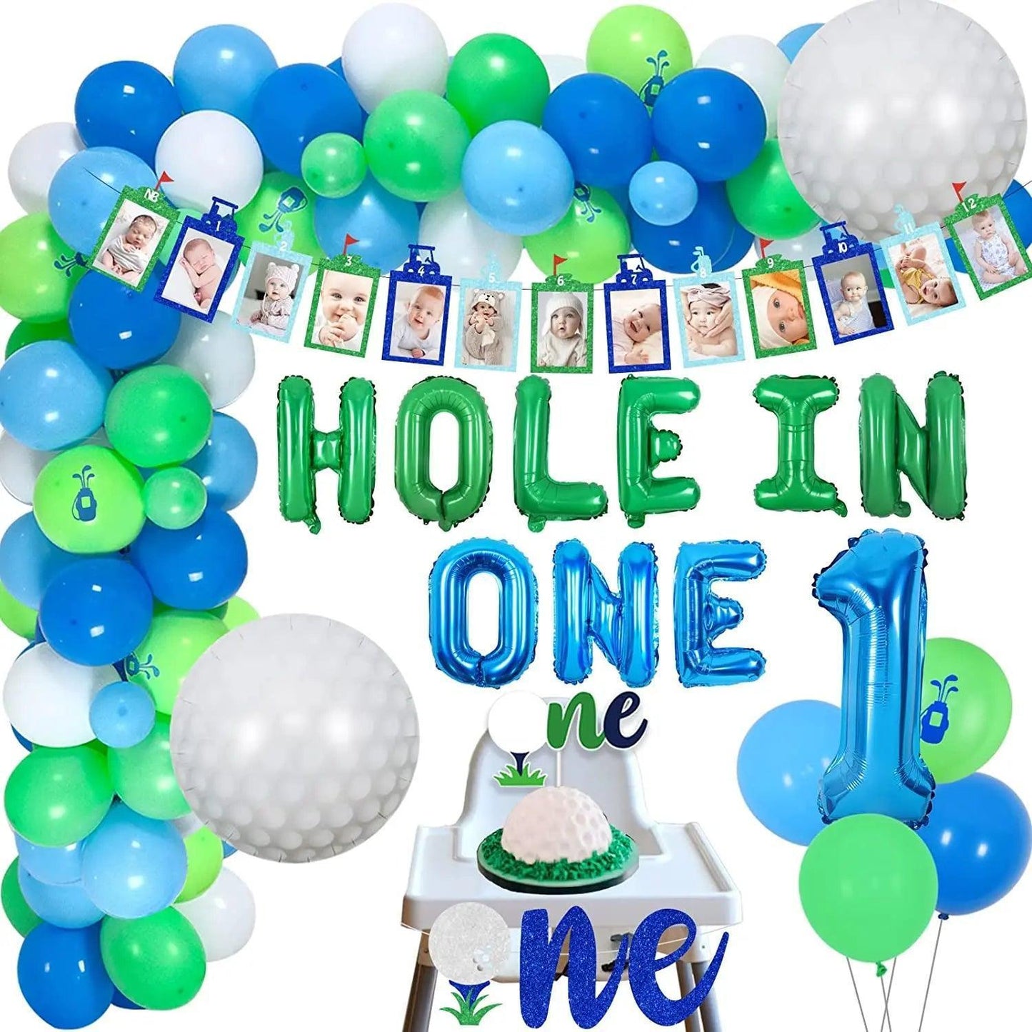 hole in one decoration set - basil boutique