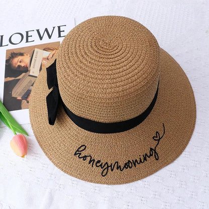 honeymooning sun hat - basil boutique