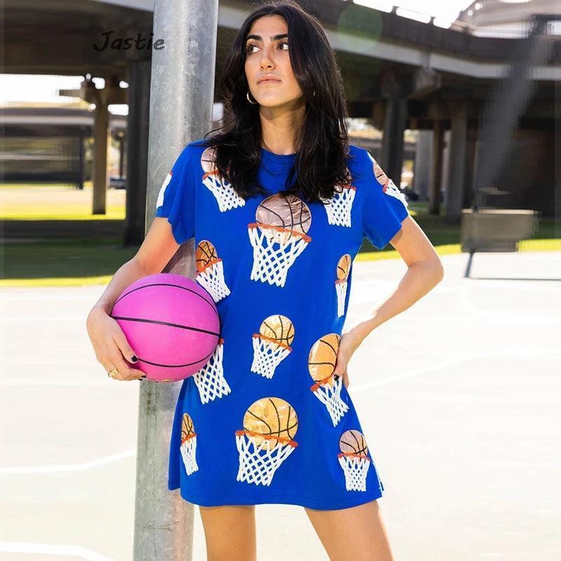 blue sequin t shirt dress ASOS EDITION Curve embellished 3D sequin t-shirt mini dress in blue