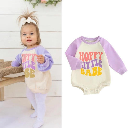 hoppy little babe onesie - basil boutique