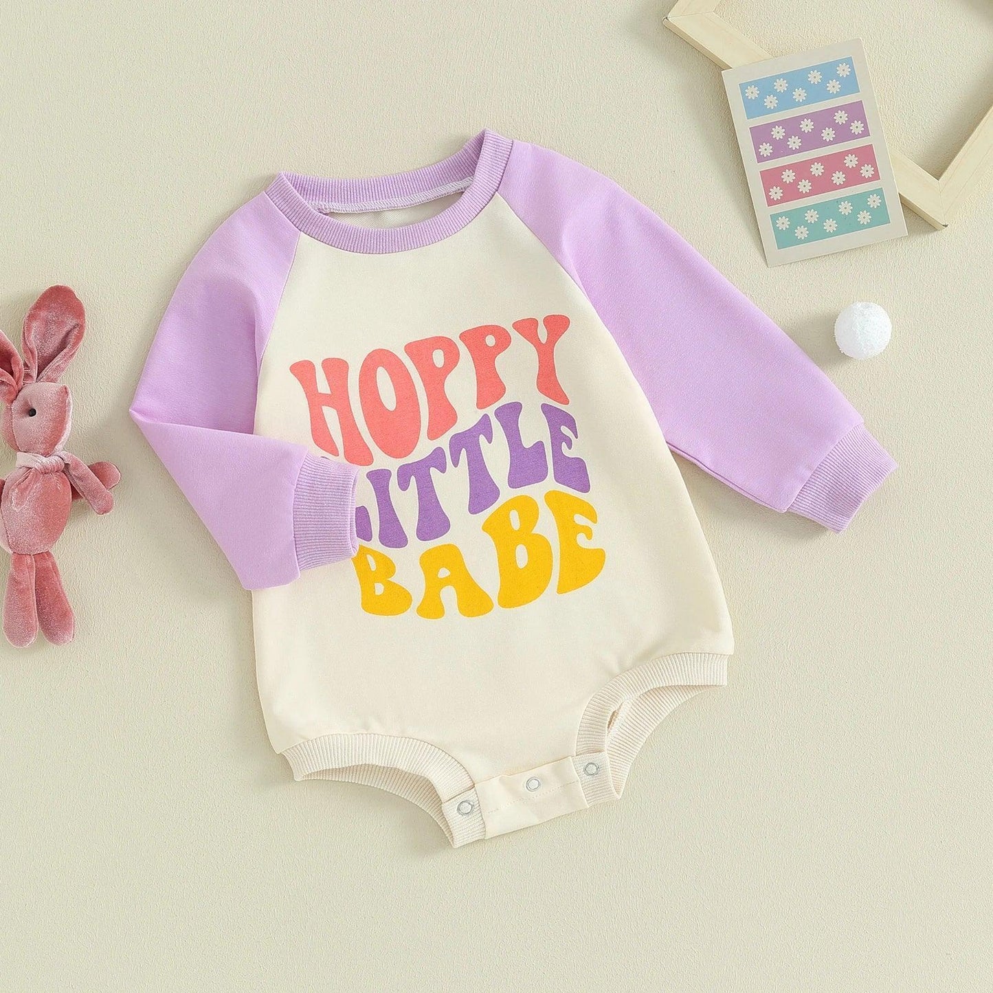 hoppy little babe onesie - basil boutique