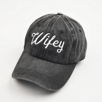 hubby + wifey baseball hats - basil boutique