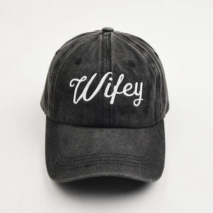 hubby + wifey baseball hats - basil boutique