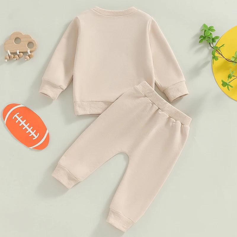 hut, hut, hike kids outfit - basil boutique