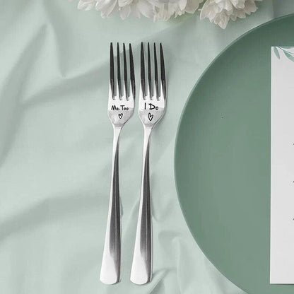 i do, me too fork set - basil boutique