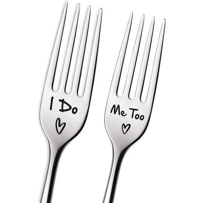 i do, me too fork set - basil boutique