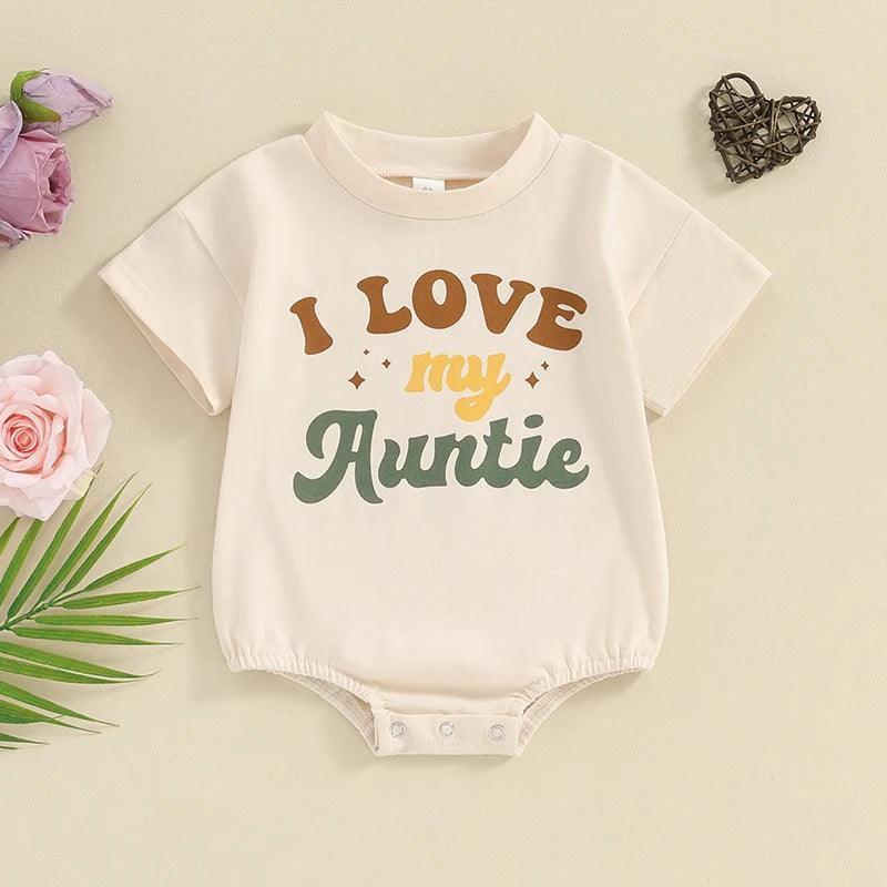 i love my auntie + mama onesies - basil boutique