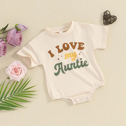 i love my auntie + mama onesies - basil boutique