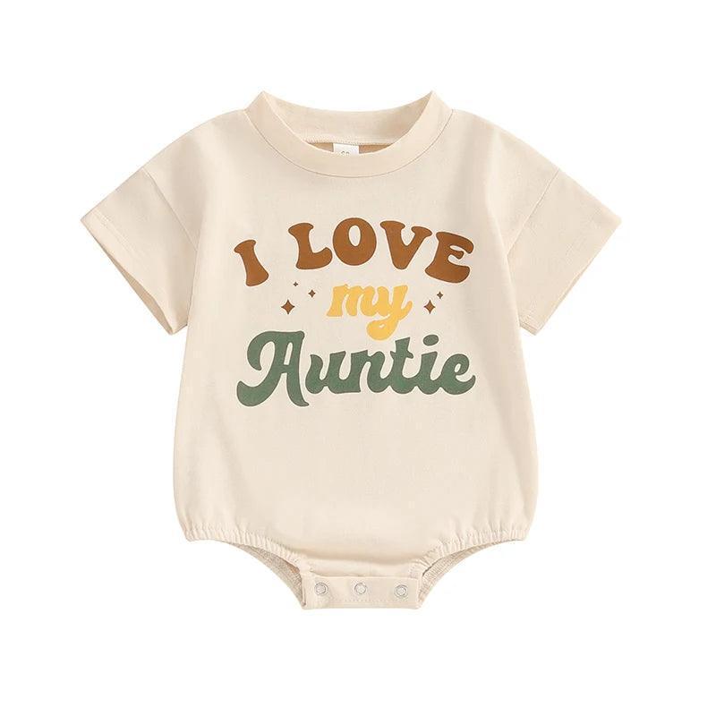 i love my auntie + mama onesies - basil boutique