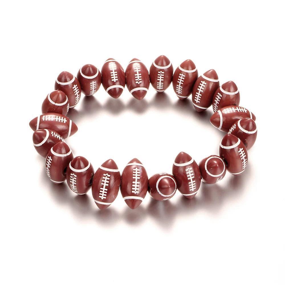 sports beaded bracelets - basil boutique