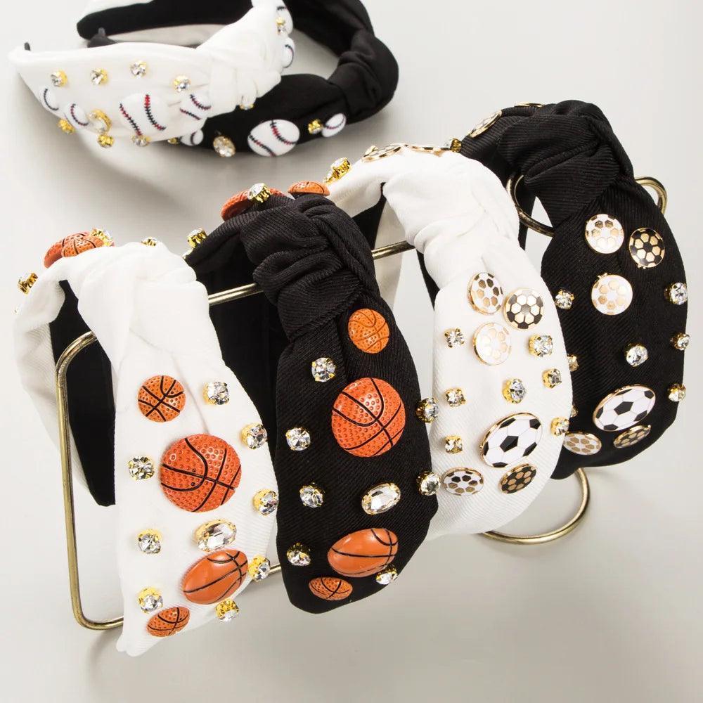 baseball, basketball, + soccer fashion headbands - basil boutique