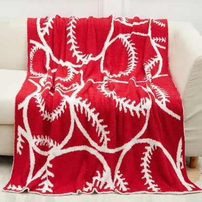 i love sports fleece blankets - basil boutique