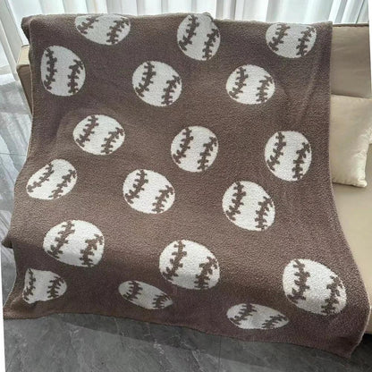 i love sports fleece blankets - basil boutique