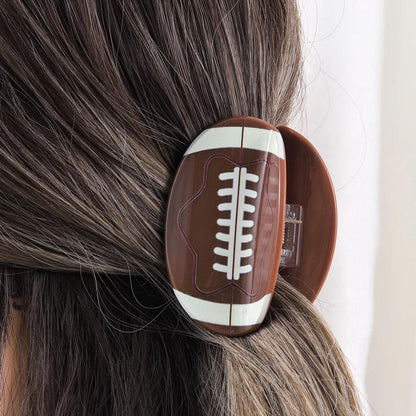 i love sports hair clips - basil boutique