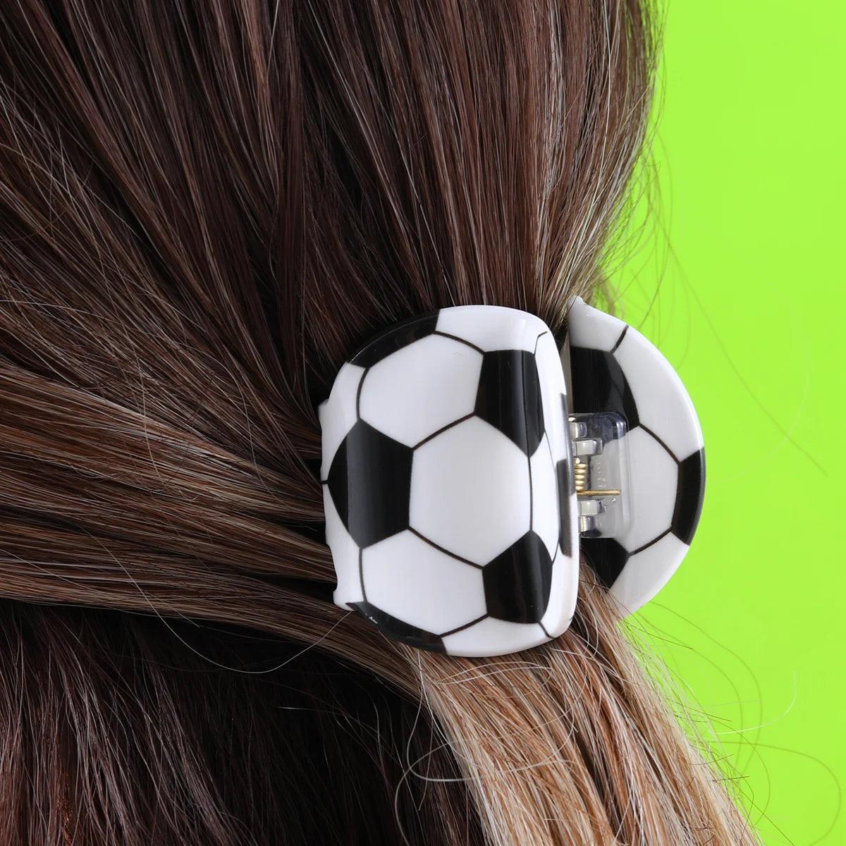 i love sports hair clips - basil boutique