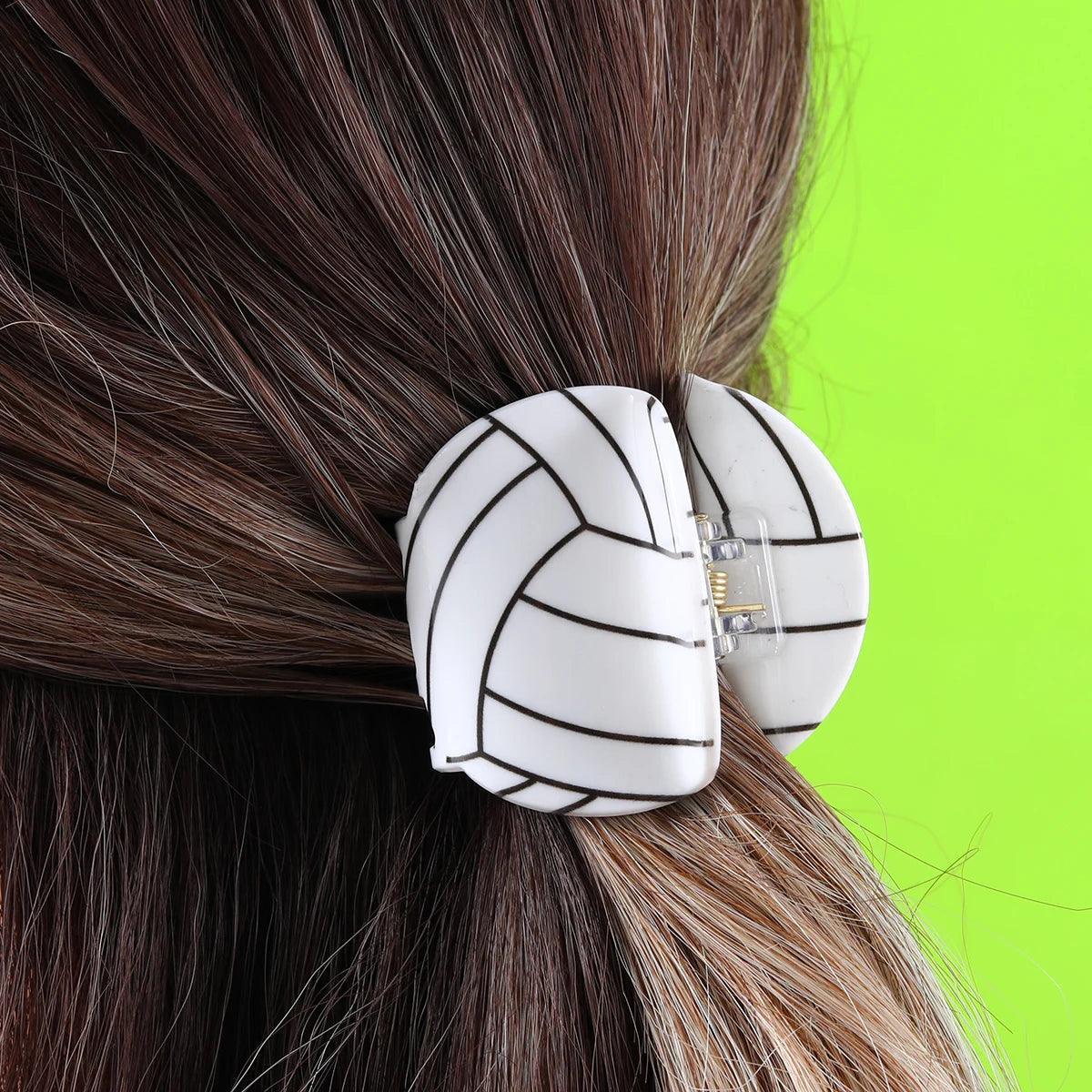 i love sports hair clips - basil boutique