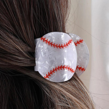 i love sports hair clips - basil boutique