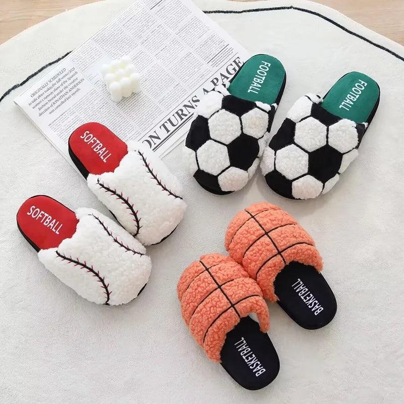 i love sports slippers - basil boutique