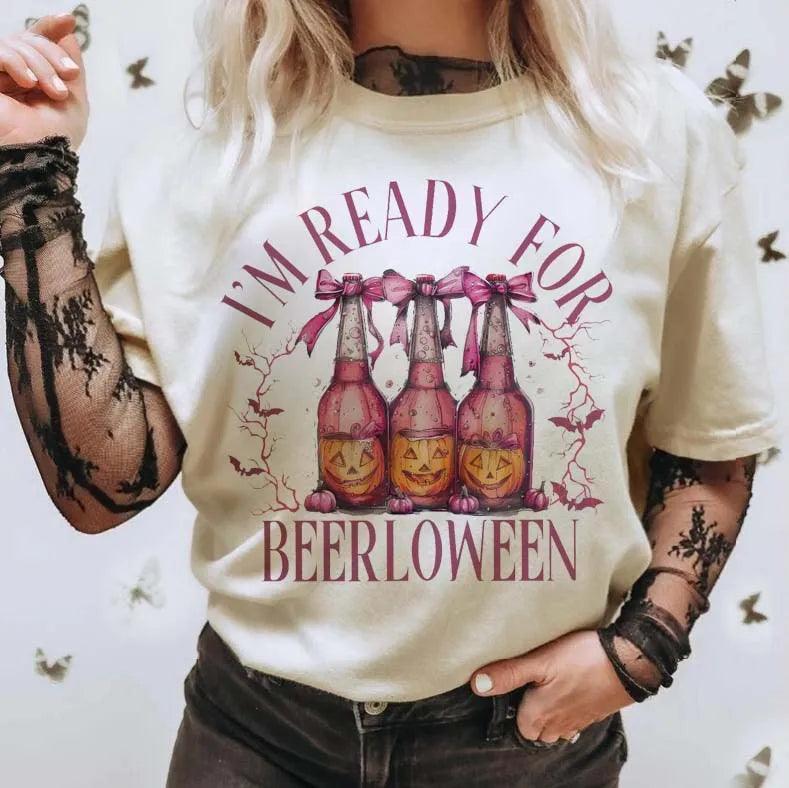 i'm ready for beerloween t-shirt - basil boutique