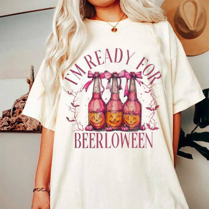 i'm ready for beerloween t-shirt - basil boutique