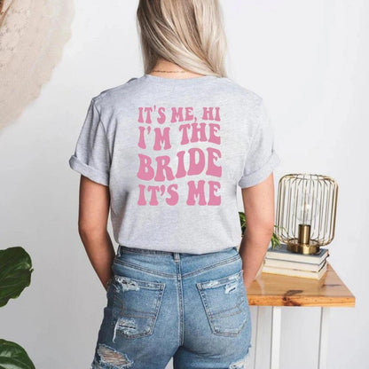 i’m the bride retro t-shirt - basil boutique