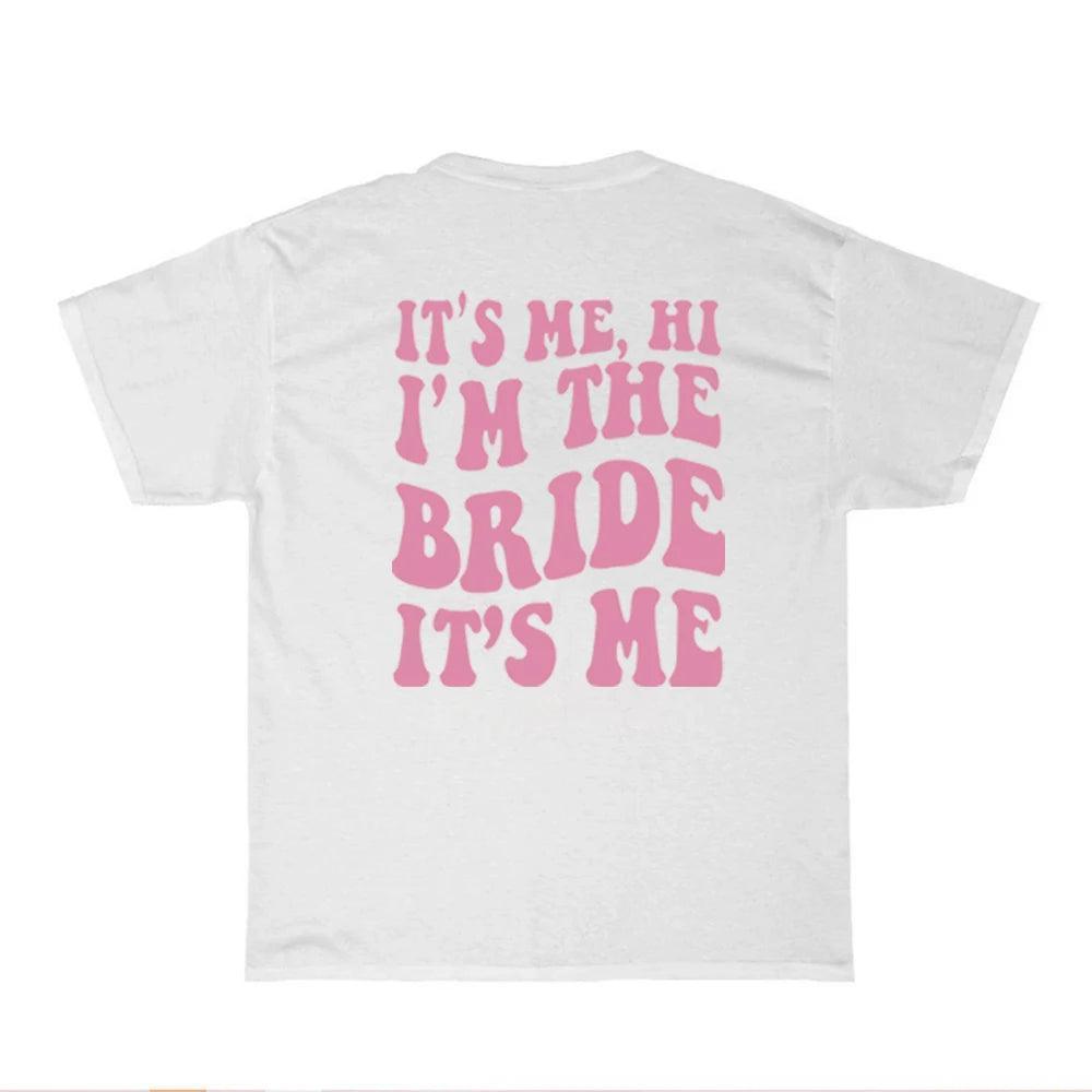 i’m the bride retro t-shirt - basil boutique