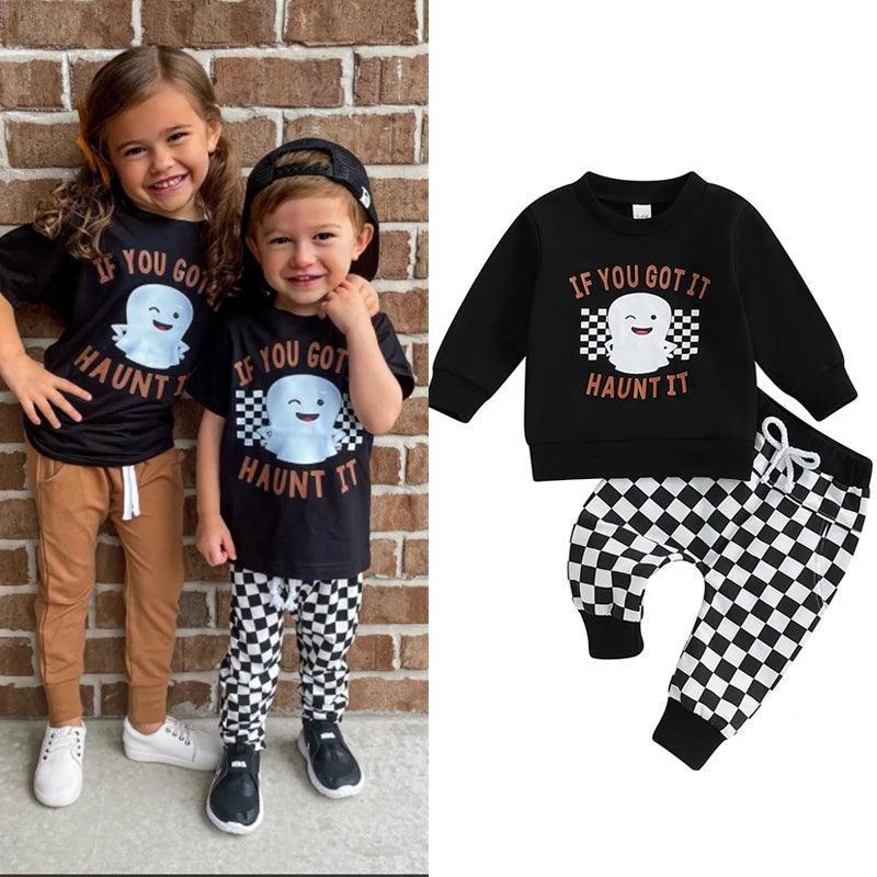 if you got it haunt it kids outfit - basil boutique