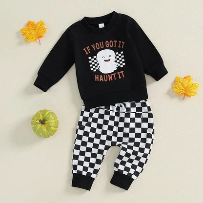 if you got it haunt it kids outfit - basil boutique