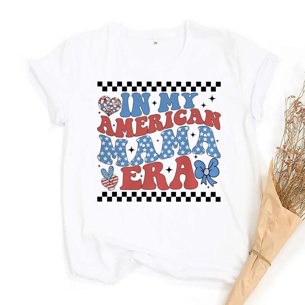 in my american mama era t-shirt - basil boutique