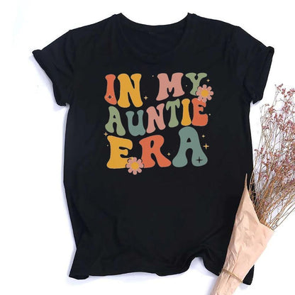 in my auntie era t-shirts - basil boutique