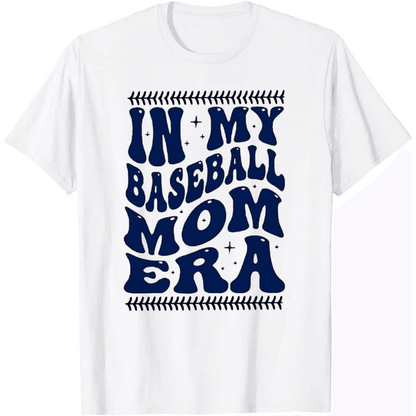 in my baseball mom era t-shirt - basil boutique