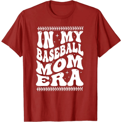 in my baseball mom era t-shirt - basil boutique