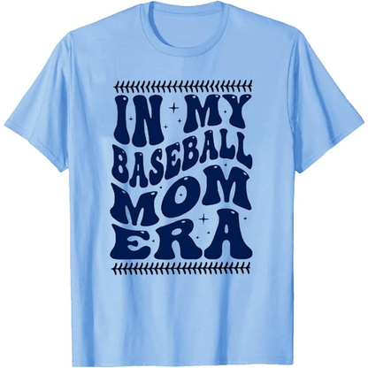 in my baseball mom era t-shirt - basil boutique